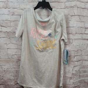 cat jack rise and shine tee girls xl new nwt